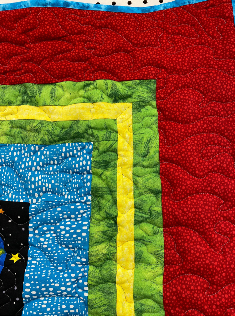 Quilt. Blast Off. Space Quilt.
