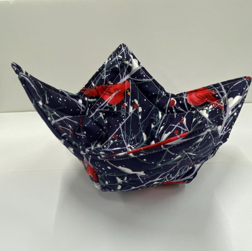 Bowl Cozy. Cardinals.