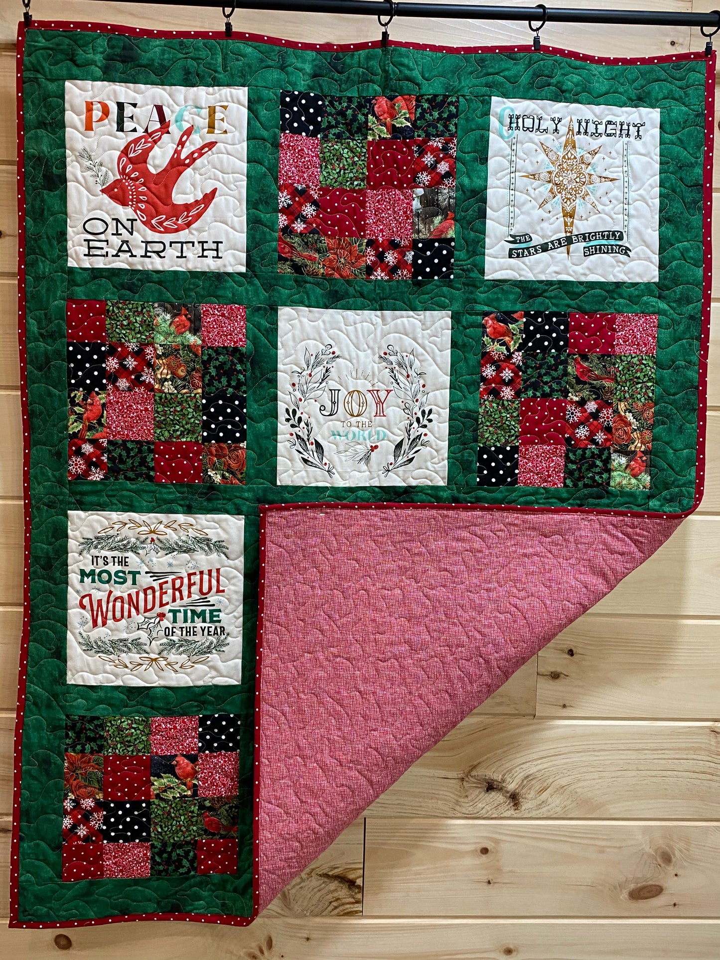 Quilt. Christmas Song Quilt.