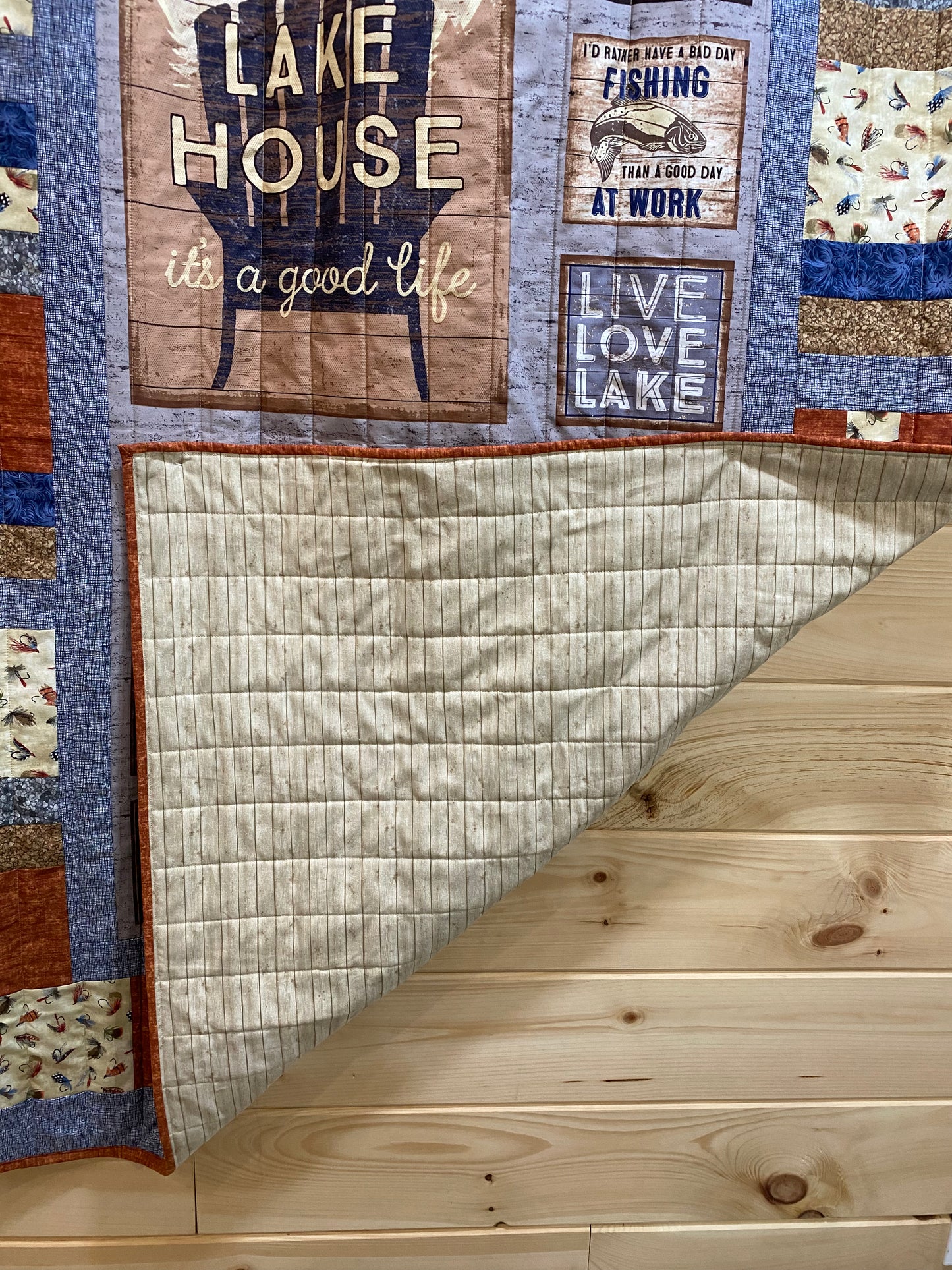 Quilt. Welcome to the Lake House.