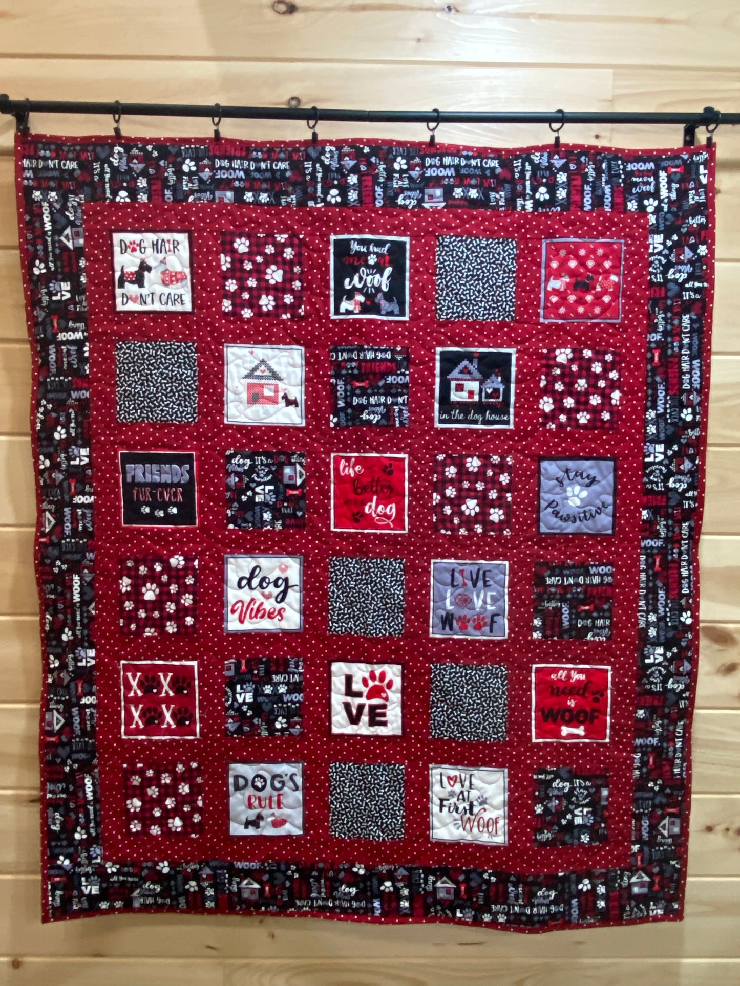 Quilt. Dog Vibes