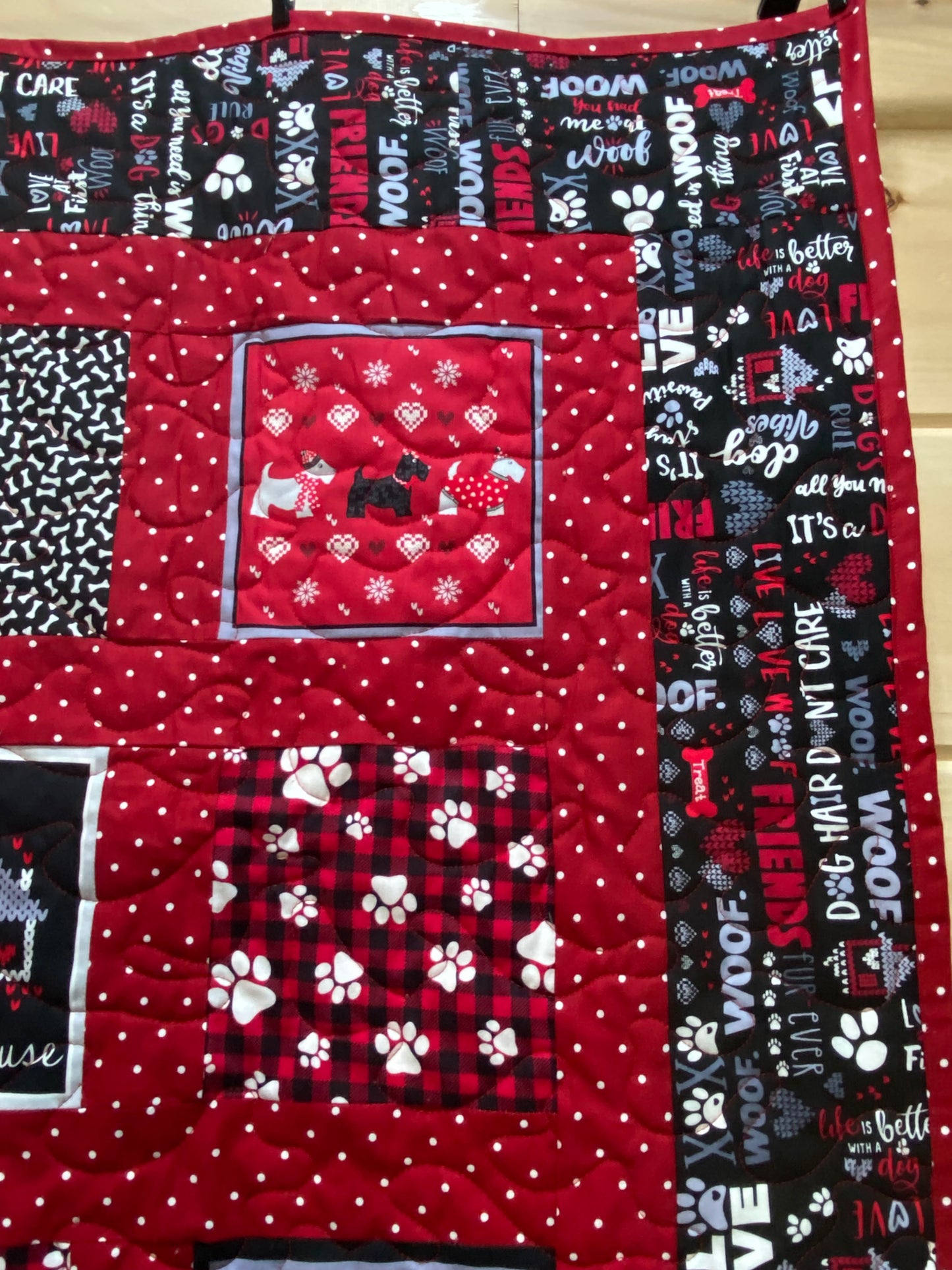 Quilt. Dog Vibes