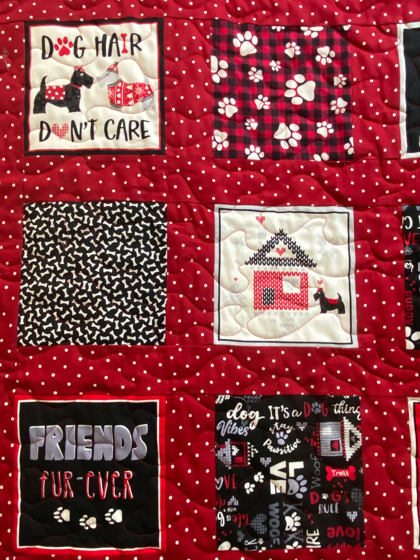 Quilt. Dog Vibes