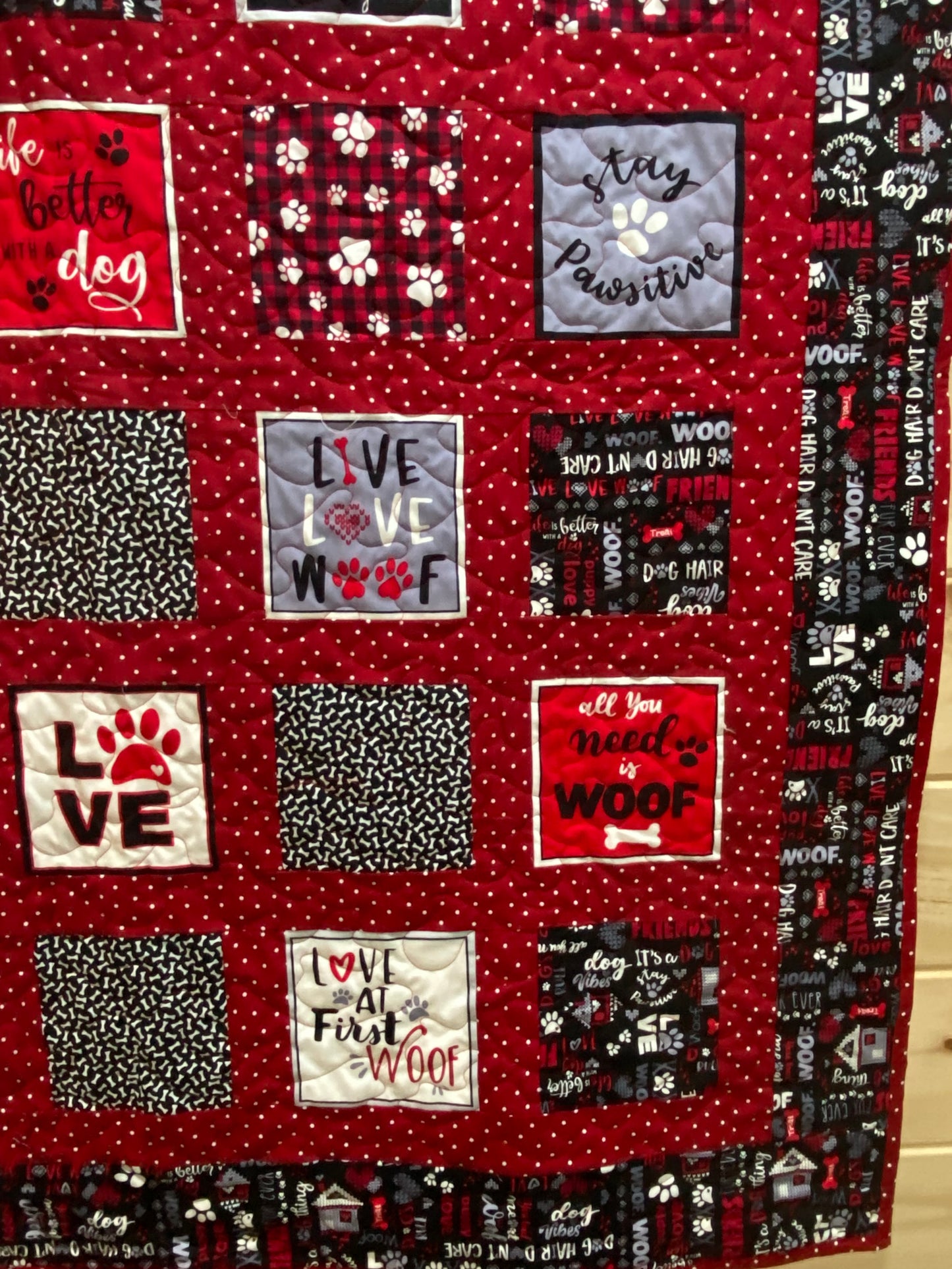 Quilt. Dog Vibes