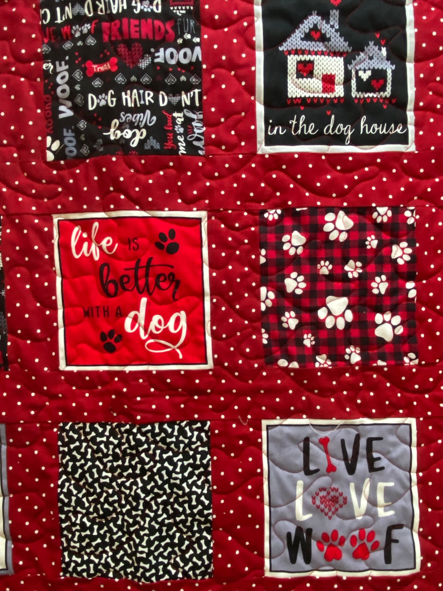 Quilt. Dog Vibes