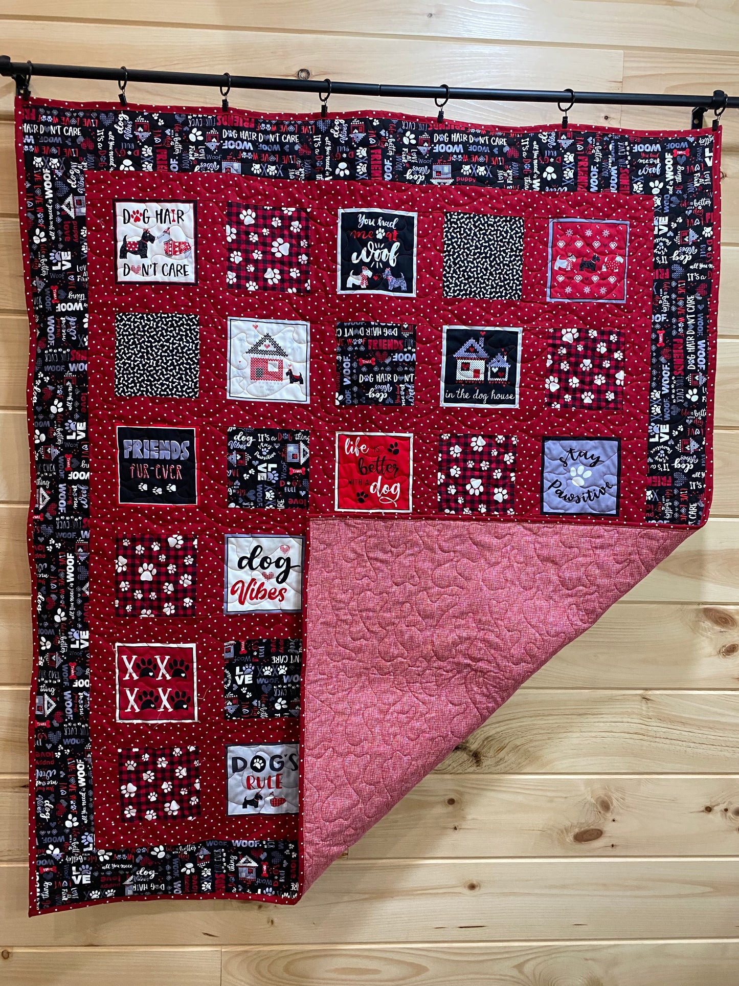 Quilt. Dog Vibes