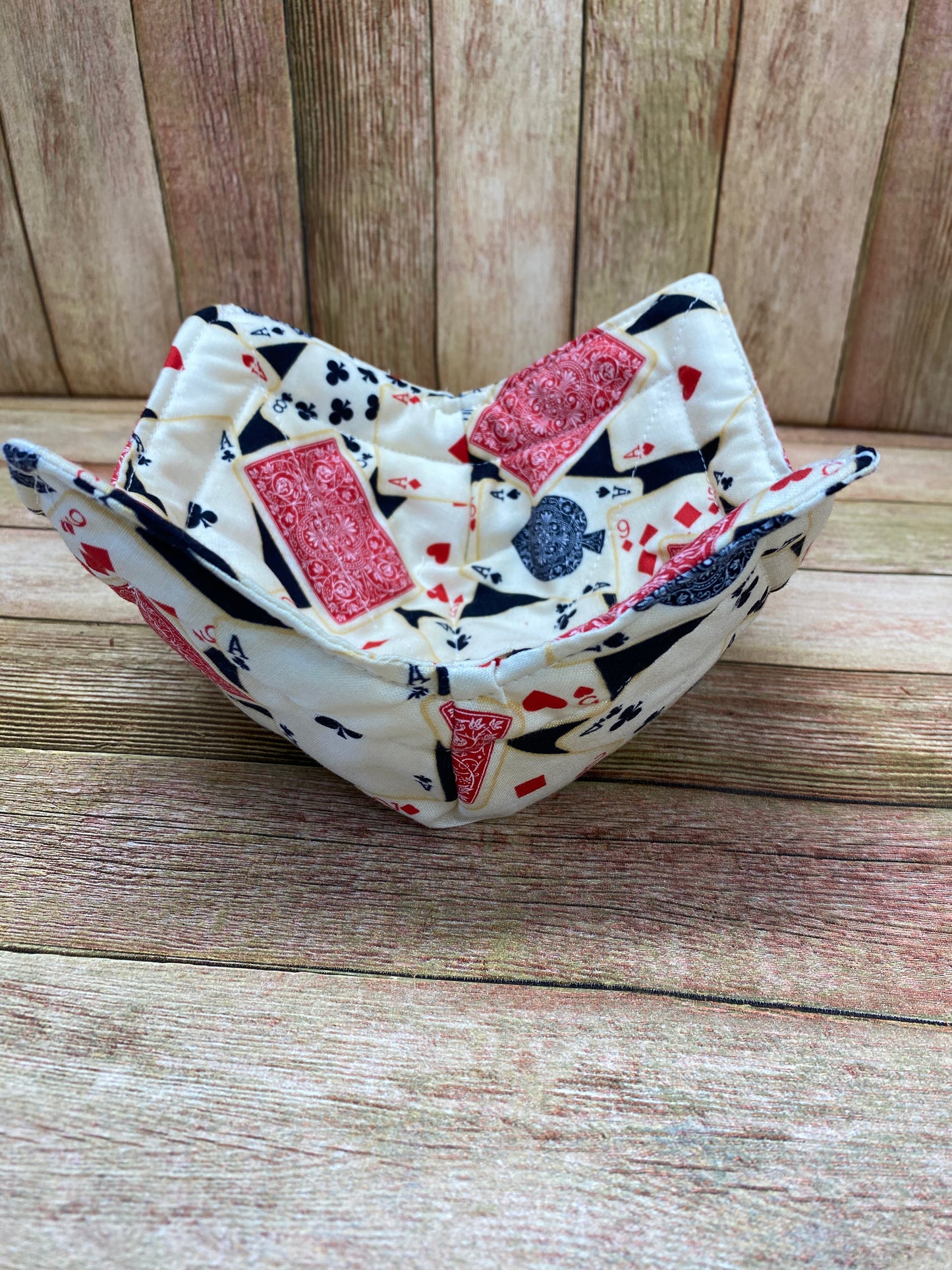 Bowl Cozy. Playing Cards