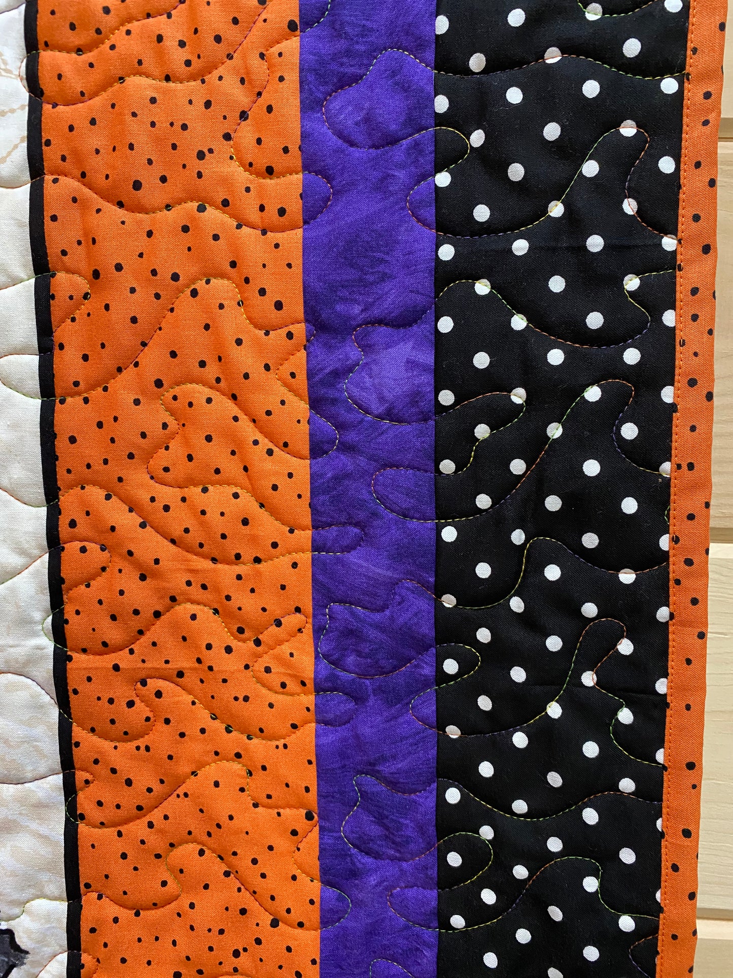 Quilt. Meow-Gical Halloween Quilt. Happy Halloween.