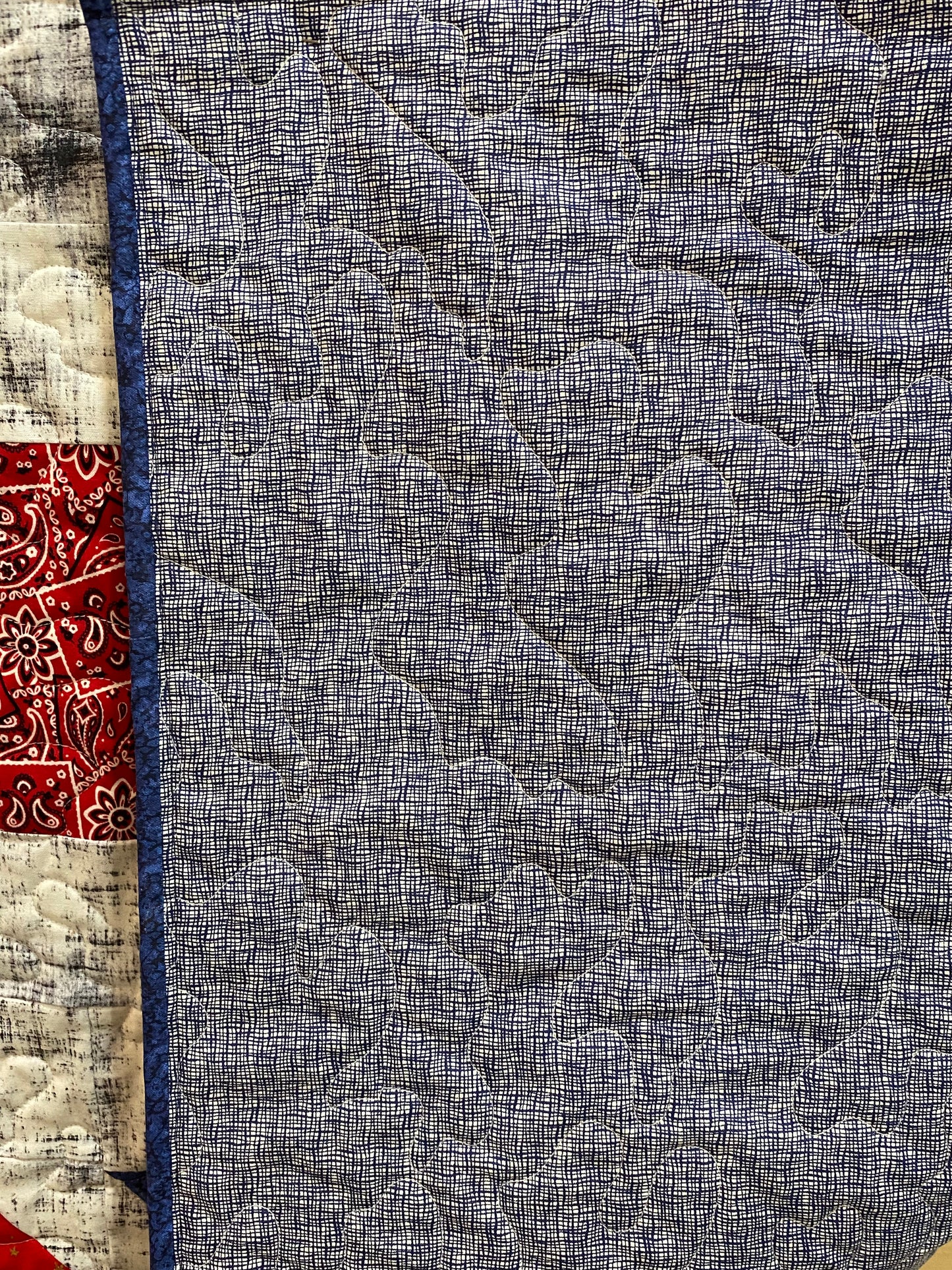 Quilt. Wish Making. Stars and Arrows. Patriotic.