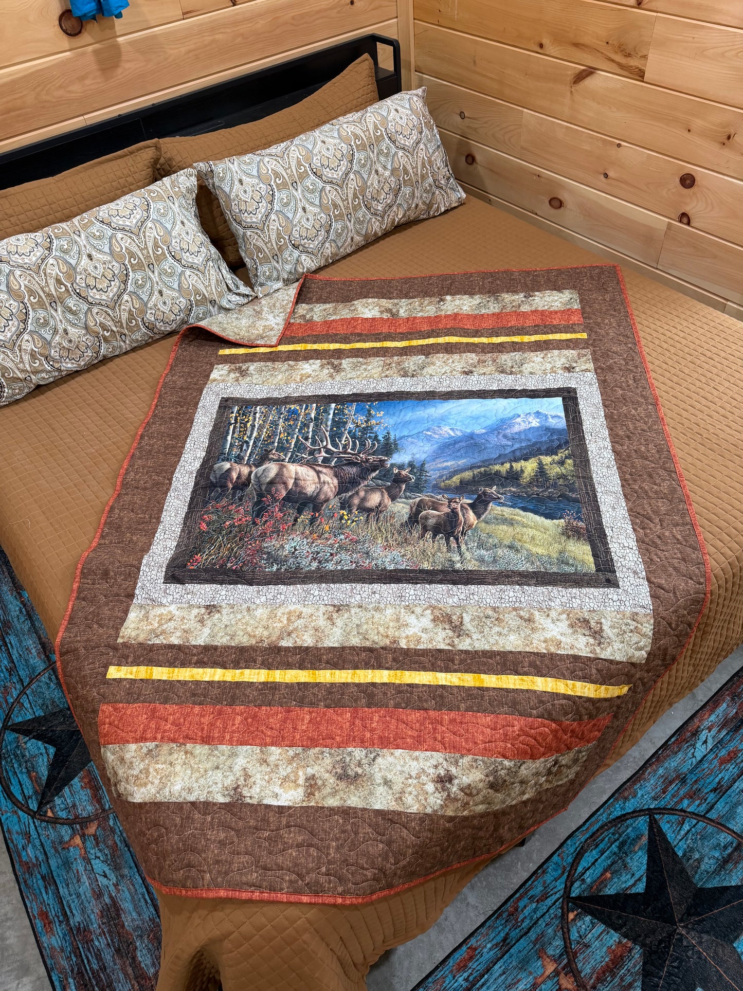 Quilt. Timber Trail Elk