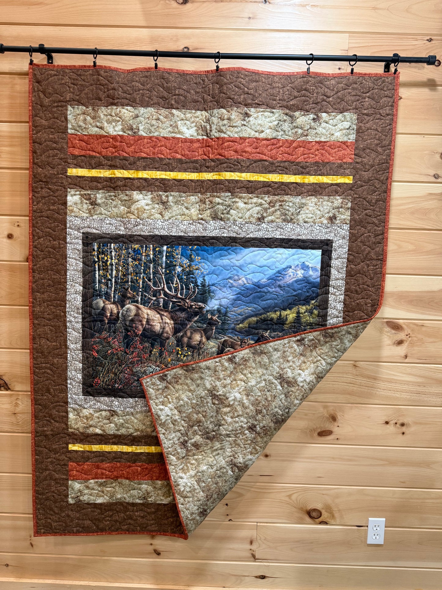 Quilt. Timber Trail Elk