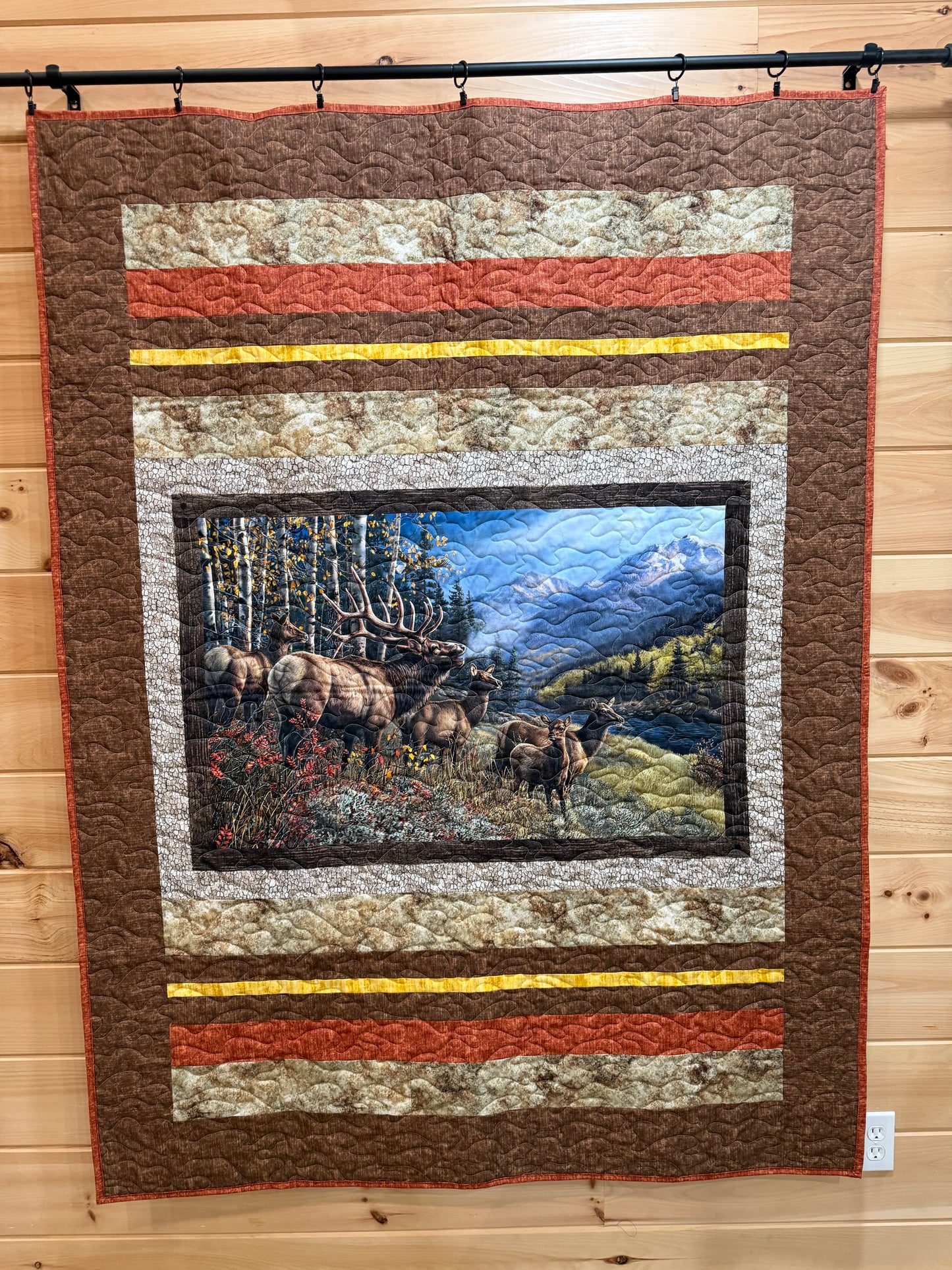 Quilt. Timber Trail Elk