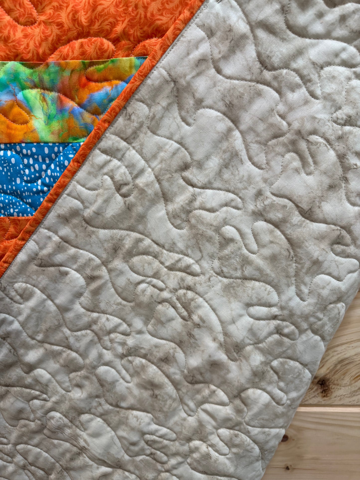 Quilt. Peace and Stripes. Stripe Quilt.