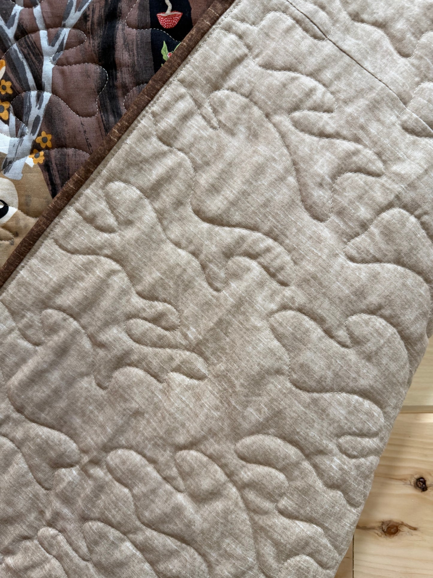 Quilt. Baby Quilt. Forest Critters