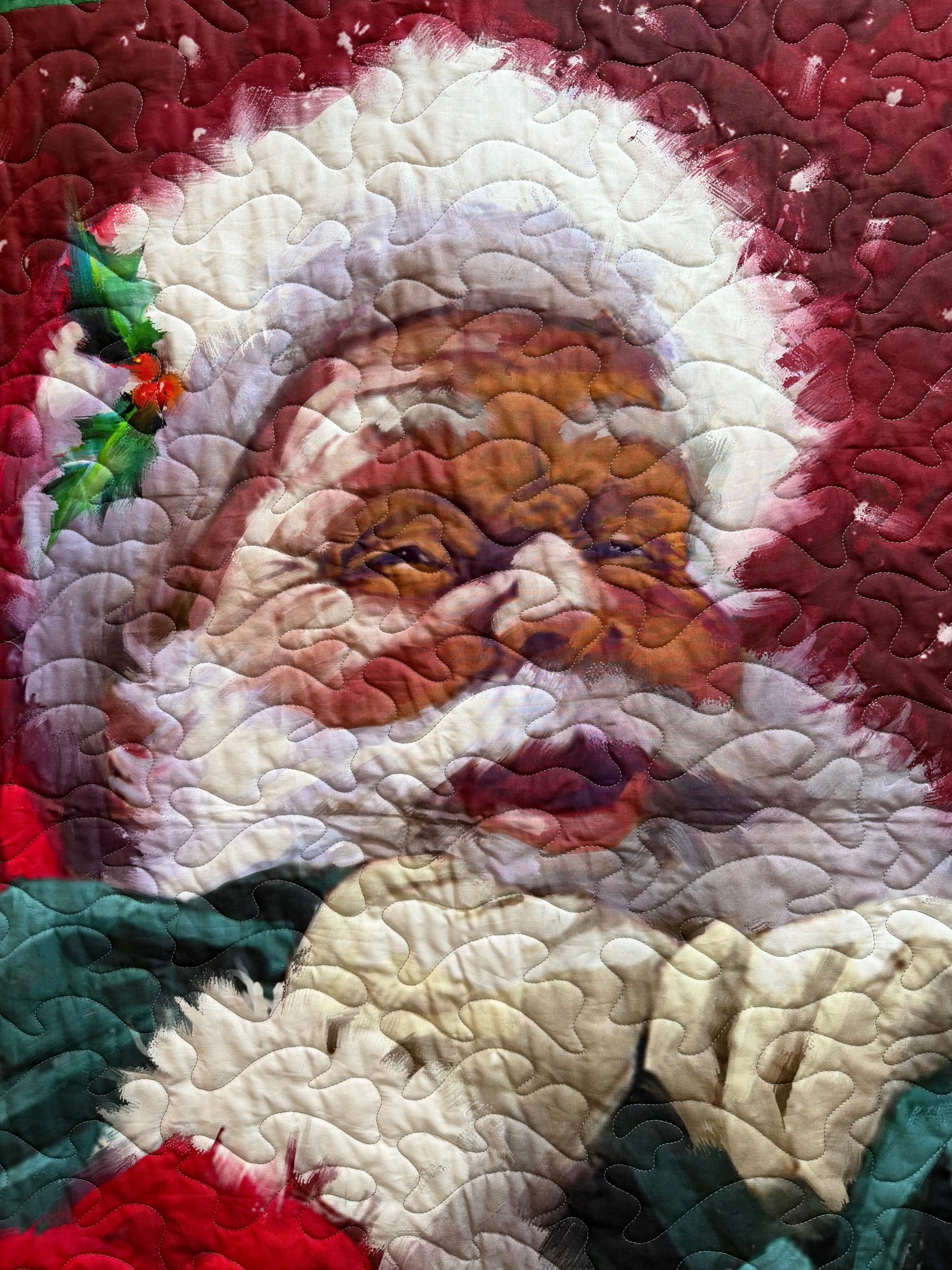 Quilt. Christmas. Santa’s Portrait