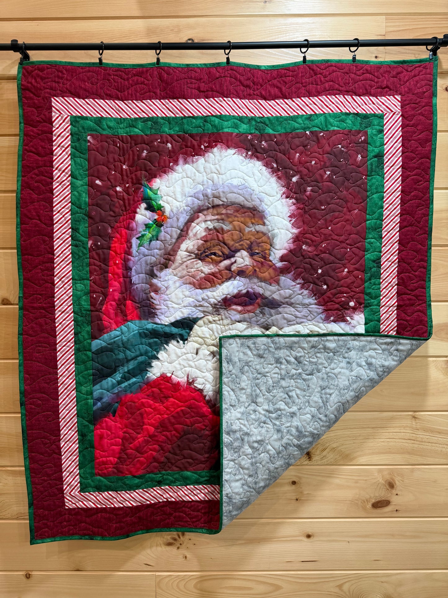 Quilt. Christmas. Santa’s Portrait