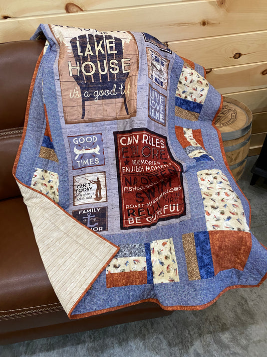 Quilt. Welcome to the Lake House.
