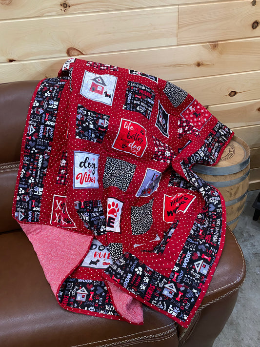Quilt. Dog Vibes
