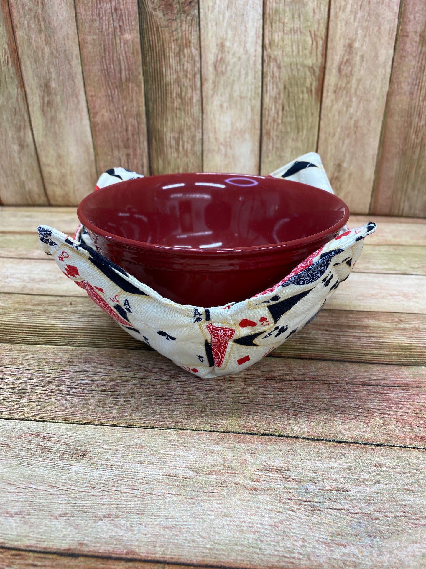 Bowl Cozy. Playing Cards