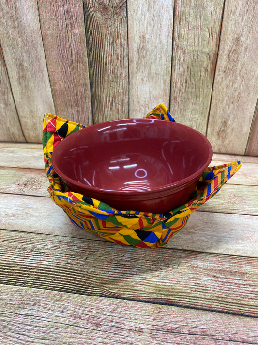 Bowl Cozy.  Geometric Design.