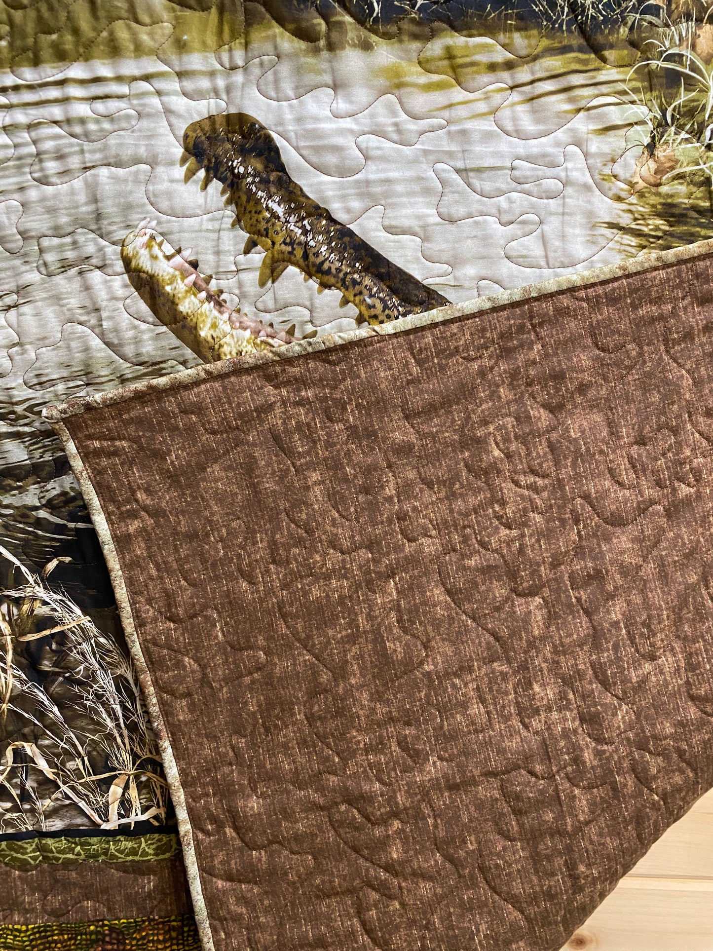 Quilt. Alligators in the Swamp.