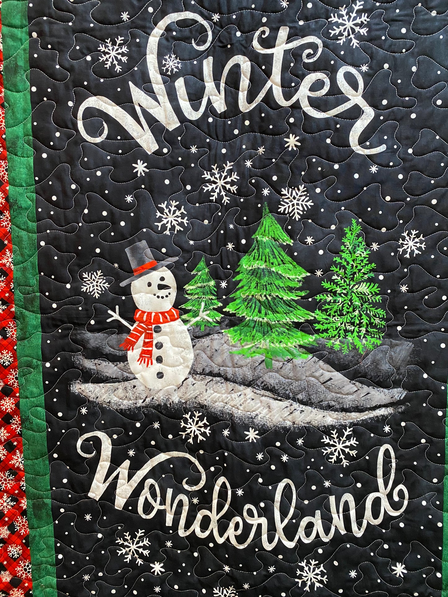 Quilt. Winter Wonderland.