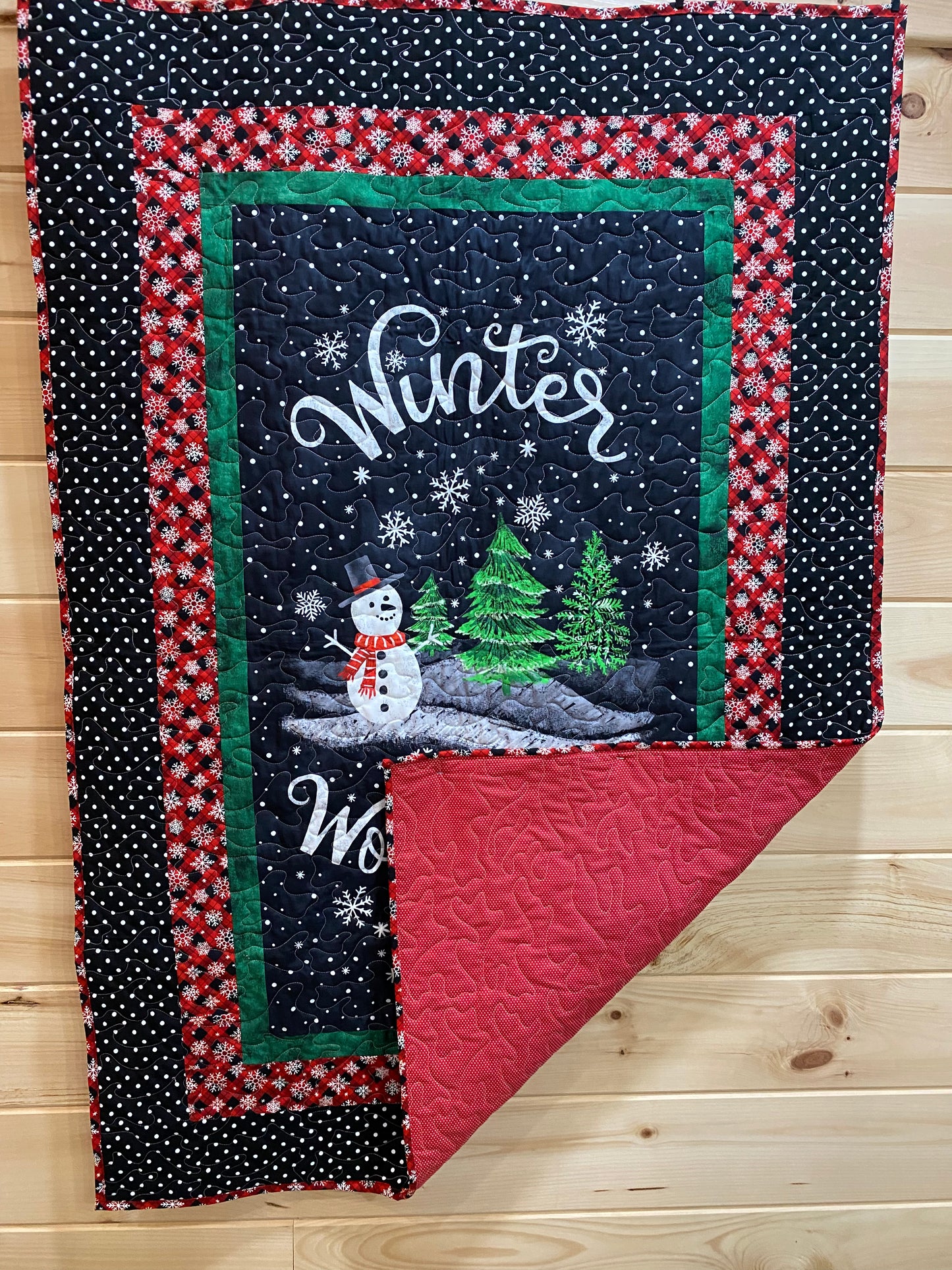 Quilt. Winter Wonderland.